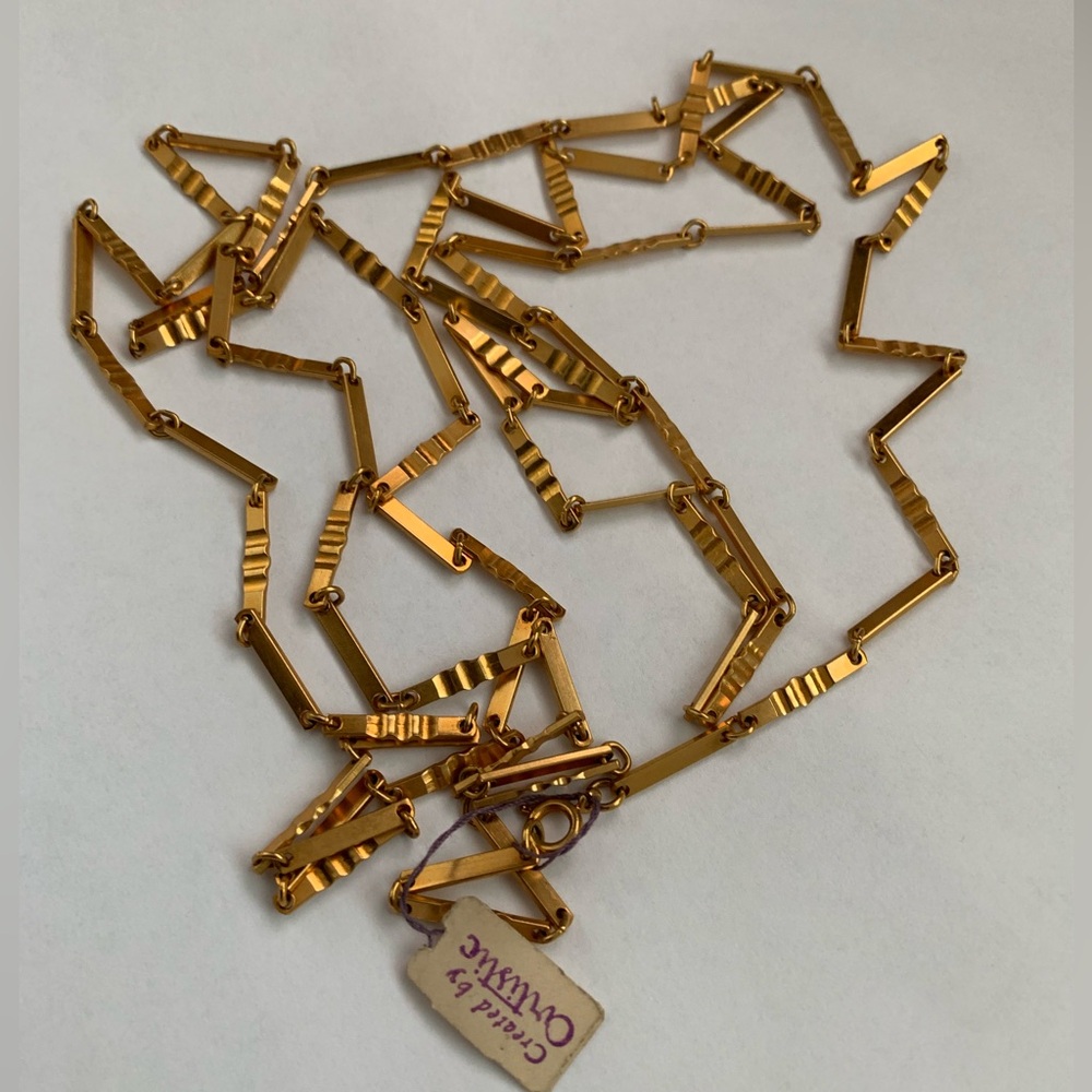 New vintage fancy link necklace XL